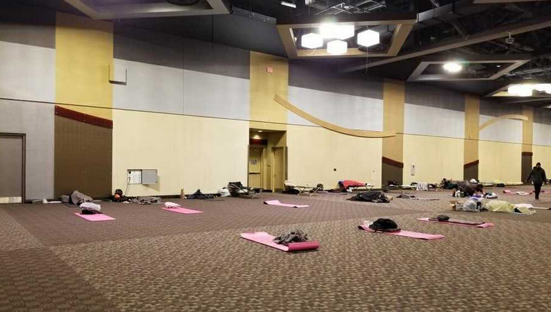 NKY Convention Center Converted to Socially Distanced Shelter-In-Place For Homeless